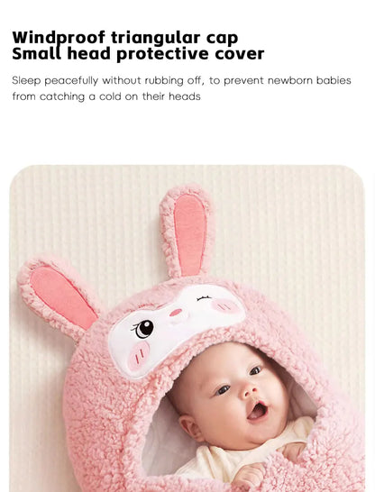AIBEDILA Autumn Winter Infant Toddler Thicken Cashmere Receiving Blankets 0-6M Newborn Baby blanket Swaddling Kids Accessories