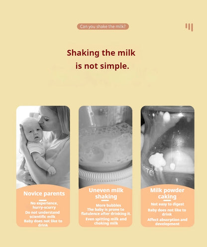 Electric Milk Bottle Shaker, USB Smart Intelligent Milk Powder Mixer, Lithium battery, Baby Formula Maker, Divine Device