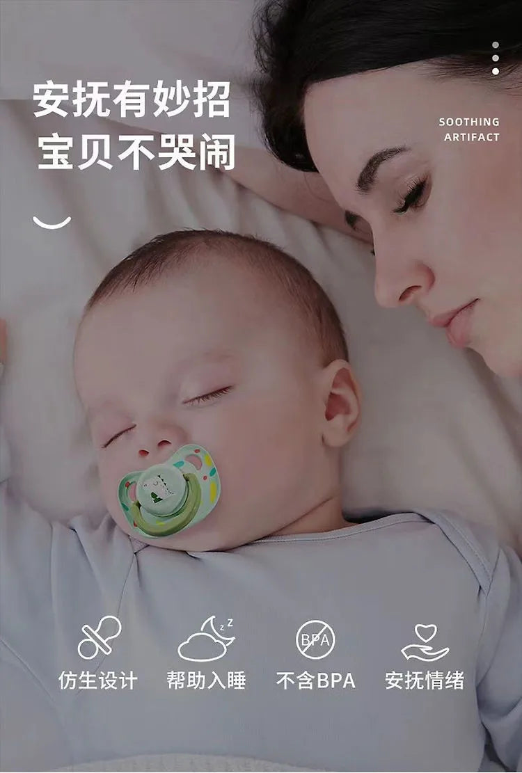 Cartoon Baby Silicone Pacifier 0-6-36 Months Old Newborn 