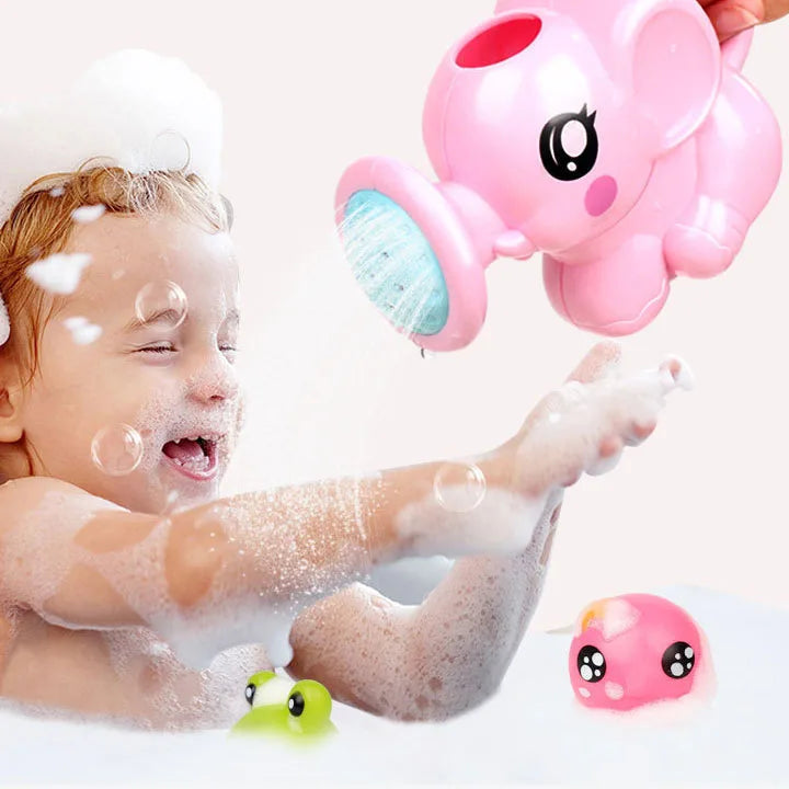 Baby Bath Toys Lovely Plastic Elephant Shape Water Spray