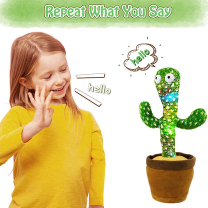Dancing Cactus Song Speaker Talking Usb Battery Voice Repeat