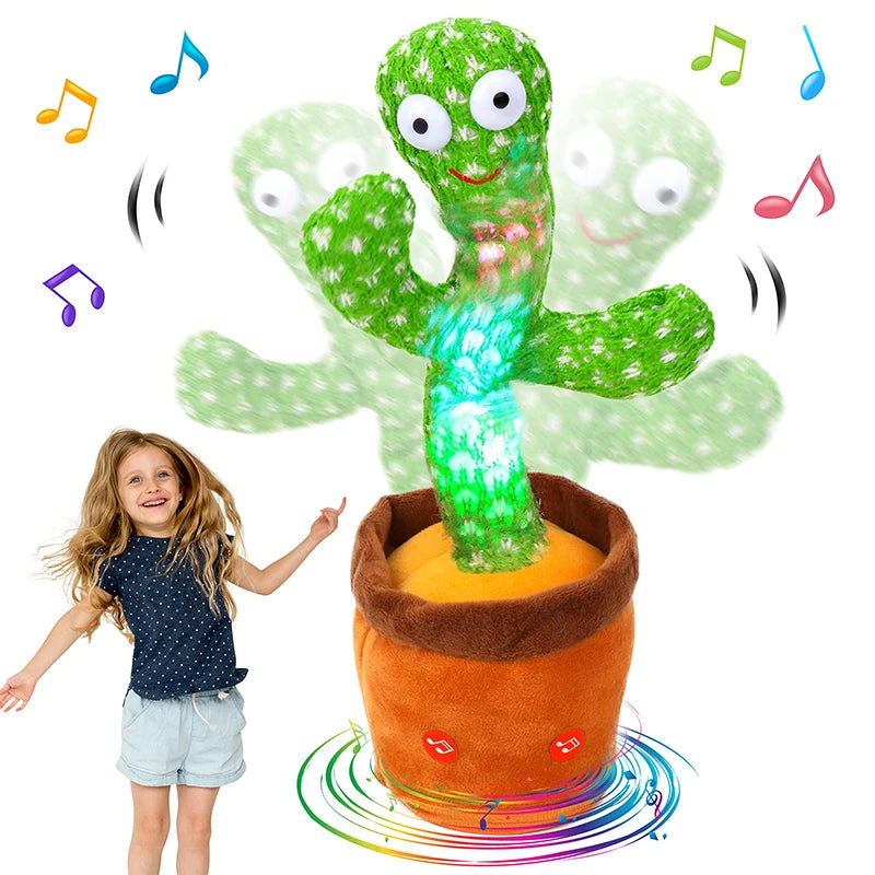 Dancing Cactus Song Speaker Talking Usb Battery Voice Repeat by Baby Paradise