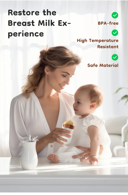 Newborn baby Wide caliber High borosilicate glass Bottles Anti choking Anti-Colic Bottle 0-6 months+ 160ml 240ml Baby Bottles