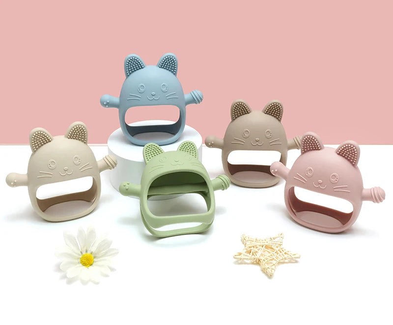 Never Drop Silicone Teething Toys for Babies