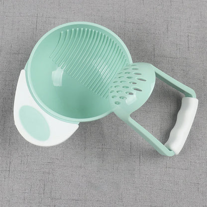 Baby supplementary food grinding bowl baby manual grinder children's fruit cooking supplementary food tool set