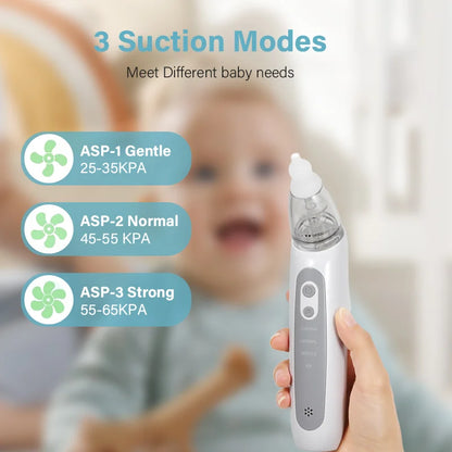 2025 New Pattern Baby Electric Nasal Aspirator Charging Version Newborn Baby Nasal Aspirator Suck Out Prevent Nasal Congestion