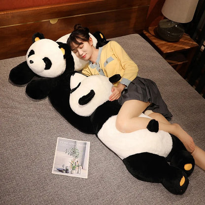 60cm-120cm Giant Panda Plush Toys Soft Sleep Pillow