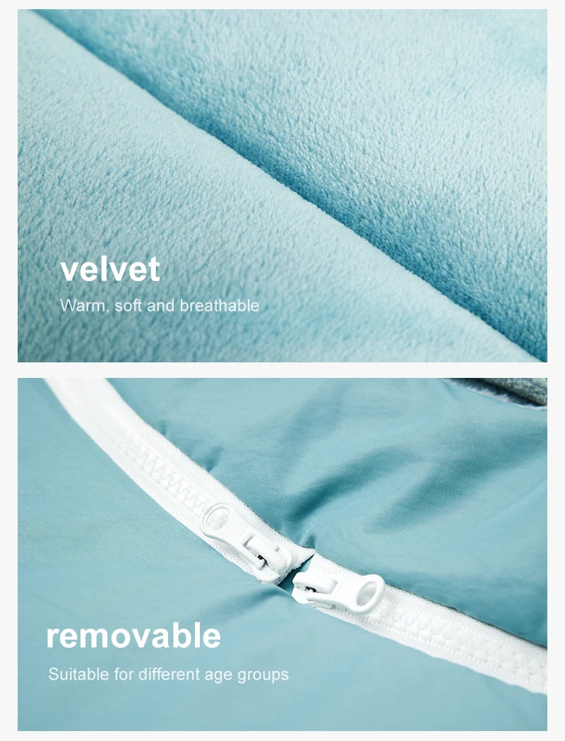 Winter Windproof Fur Collar Removable 2 Styles Footmuff 0-36 Months For Cart  Newborn