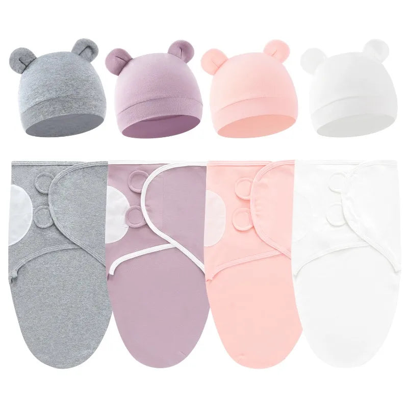 Baby Swaddle Wrap Soft Cocoon Baby Blankets Newborn Swaddle Wrap Warm Cotton Baby Bedding Blanket