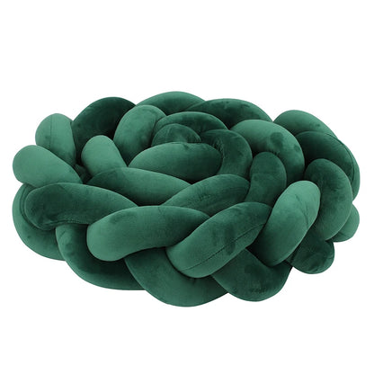 1-4 M Baby Bed Protector Infant Cradle Pillow Cushion Braid Knot Bumper Crib Bumper Room Decor Tresse Tour De Lit Bebe