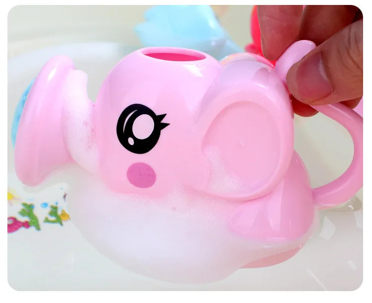 Baby Bath Toys Lovely Plastic Elephant Shape Water Spray 