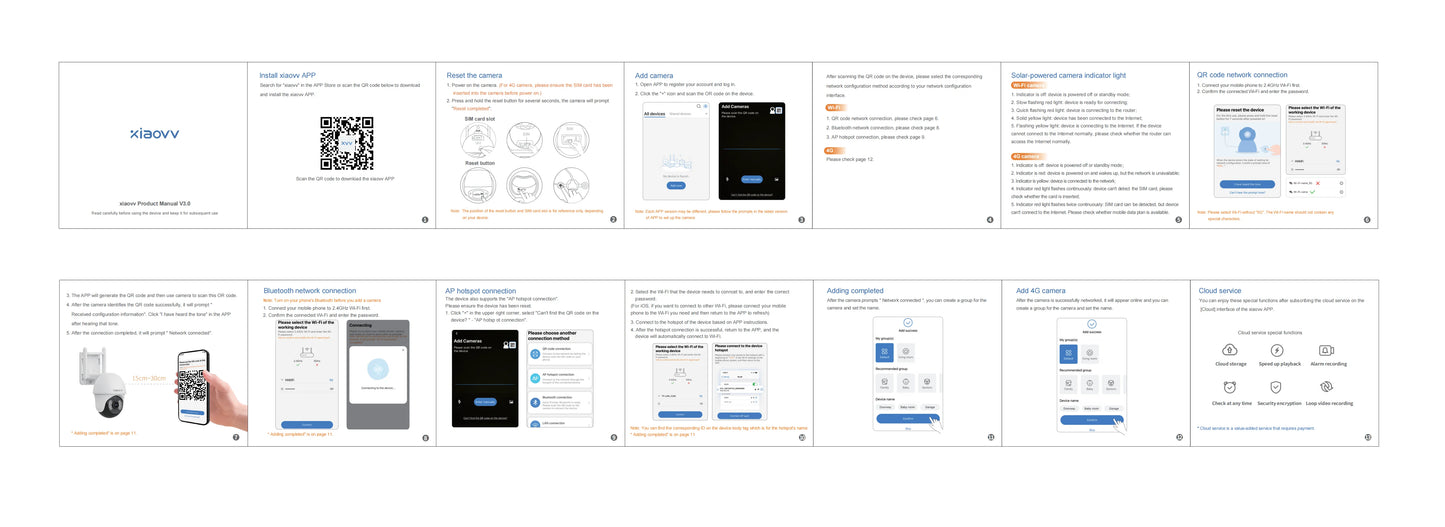 4MP WiFi indoor high-definition crying detection Video baby monitor full-color night vision 360 degree rotating network camera