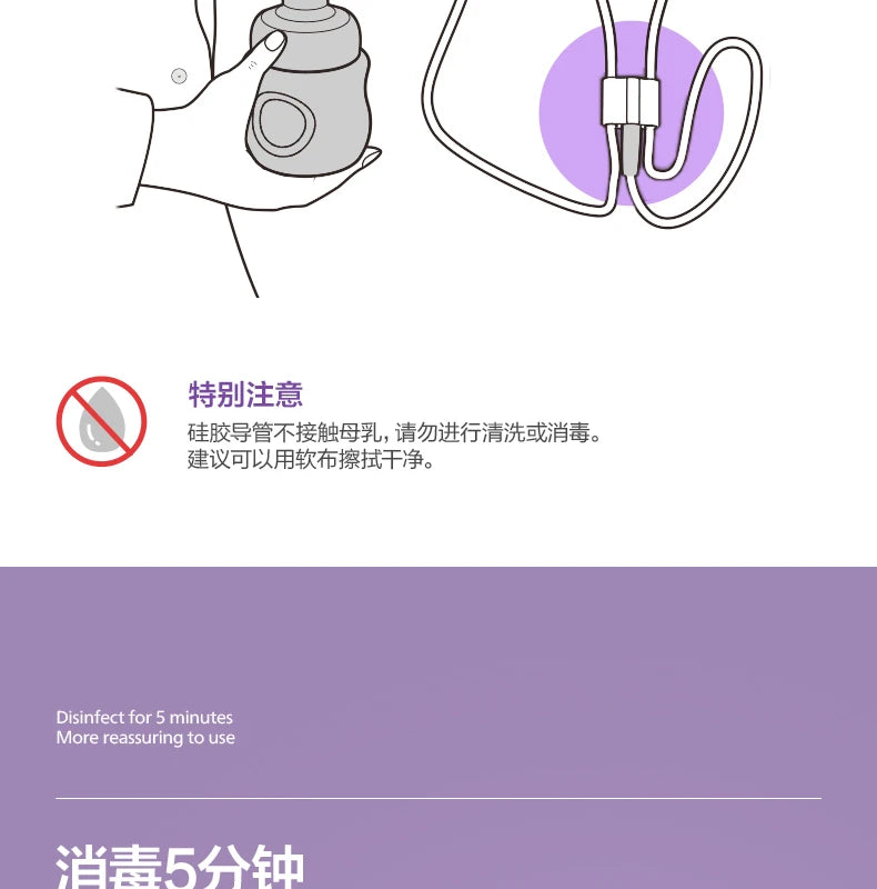 PHILIPS AVENT Electric breast pump accessories Applicable model SCF903/01 SCF323/11 SCF363/11 SCF363/12