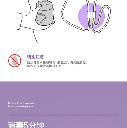 PHILIPS AVENT Electric breast pump accessories Applicable model SCF903/01 SCF323/11 SCF363/11 SCF363/12