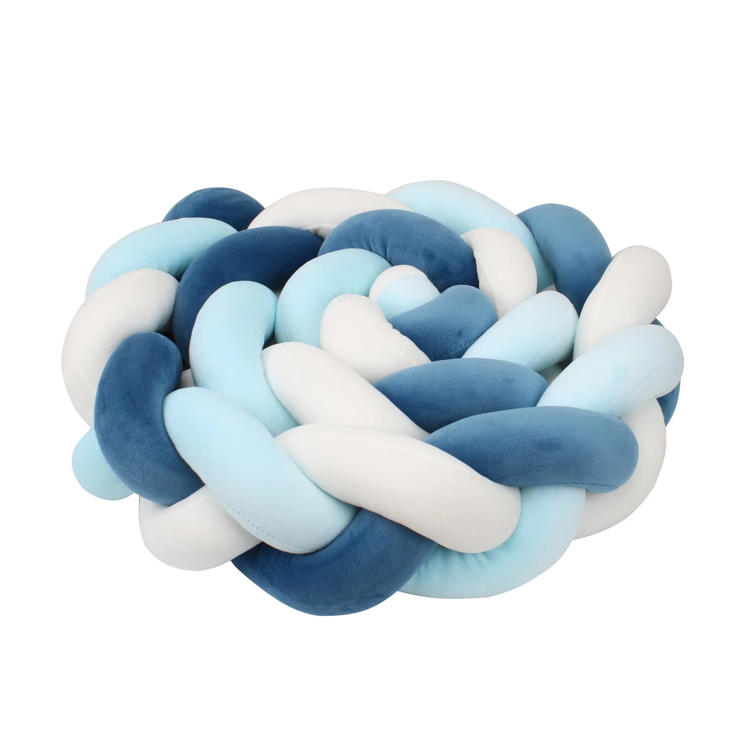 1-4 M Baby Bed Protector Infant Cradle Pillow Cushion Braid Knot Bumper Crib Bumper Room Decor Tresse Tour De Lit Bebe