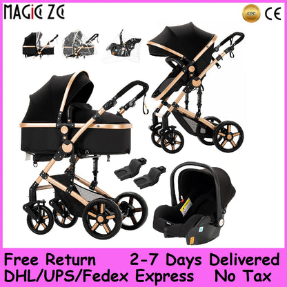 3 in 1 Baby Stroller Multifunction with Car Seat