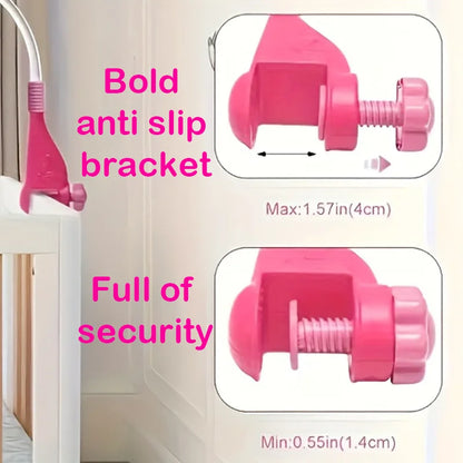 360° Musical Baby Crib Mobile Rotating Night Light Bed Bell Toy Four Speed Timming Hanging Infant Newborn Rattle Bedside Gift