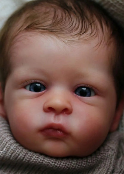 NPK Clearance Sales 20inch Reborn Doll Kit Oskar Lifelike Real Soft Touch Fresh Color Unfinished Doll Parts with Body