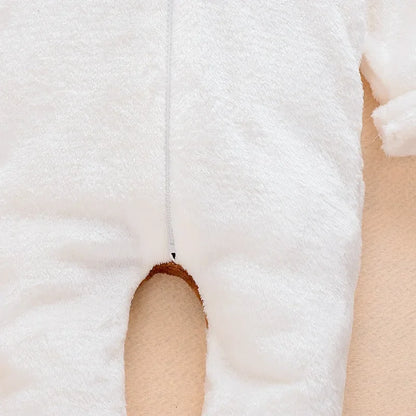 Newborn Baby Boy Girl Kids Bear Hooded Romper Jumpsuit Bodysuit Clothes Outfits Long Sleeve Playsuit Toddler One Piece Outfit