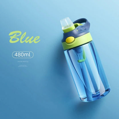 480ML Baby Feeding Cup Leakproof Water Bottle with Straw
