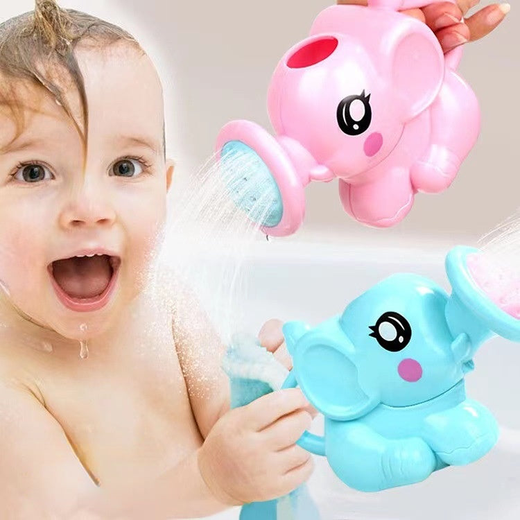 Baby Bath Toys Lovely Plastic Elephant Shape Water Spray 