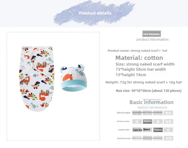 Baby Swaddle Wrap Soft Cocoon Baby Blankets Newborn Swaddle Wrap Warm Cotton Baby Bedding Blanket