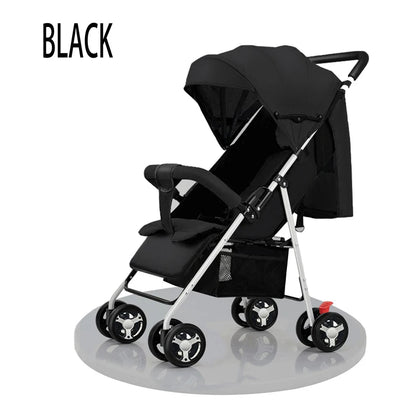 3 in 1 Baby Stroller Prams Lightweight Stroller Compact Foldable Stroller Newborn Stroller Travel System Pushchair Baby Buggy