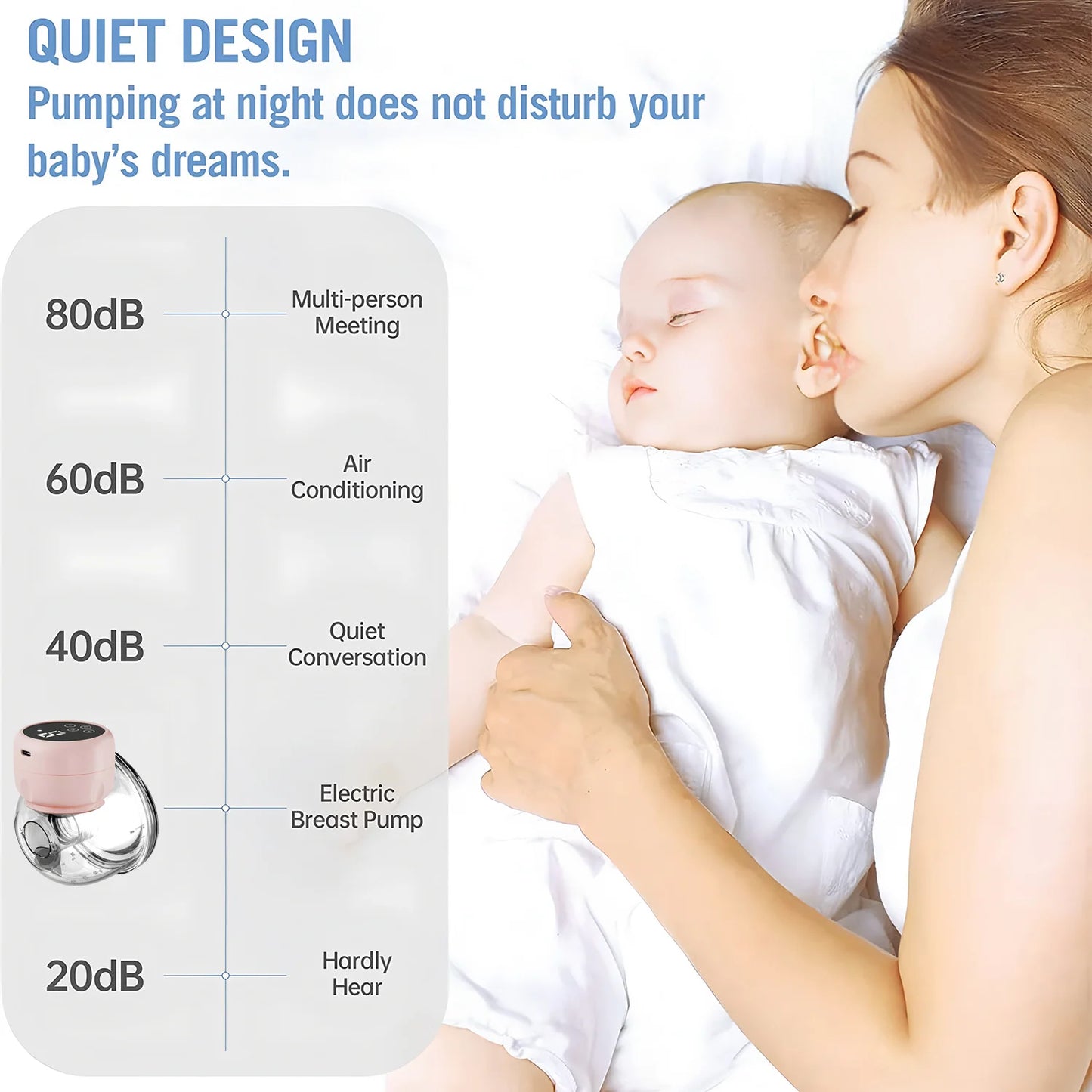 USB Wearable Automatic Breast Pump
