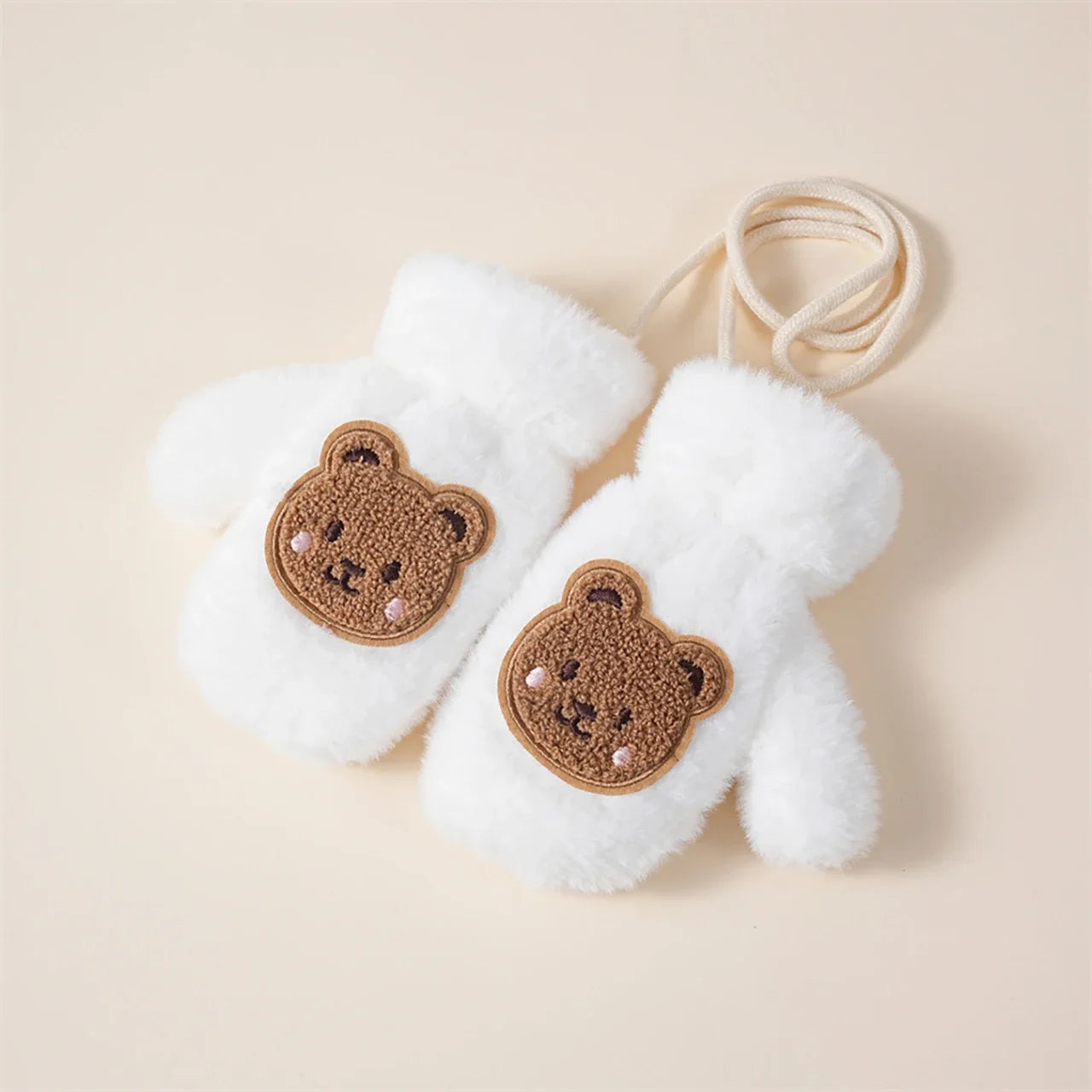 Winter Thicken Warm Baby Gloves