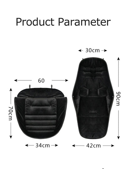 Winter thickened sleeping bag warm baby sleeping bag envelope newborn windproof waterproof stroller foot cover stroller accessor