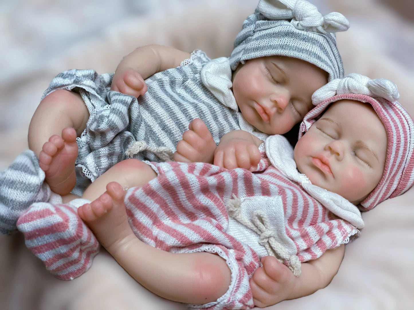 33CM Open Mouth Silicone Loulou Girl&Boy Bebe Reborn Dolls Handmade Painted Full Body Soft Solid Silicone Newborn Baby Doll Toy