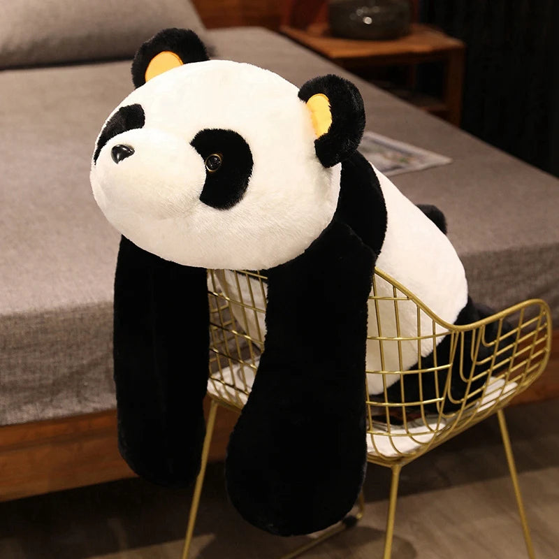 60cm-120cm Giant Panda Plush Toys Soft Sleep Pillow