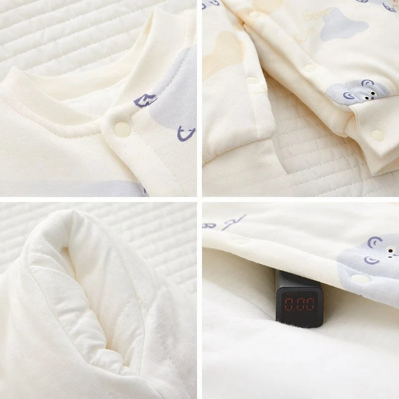 Somenie Newborn Baby Onesie Thickened Winter