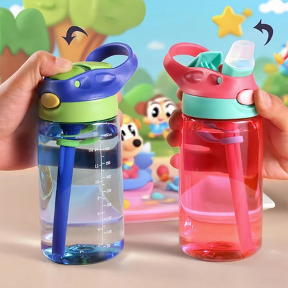 480ML Baby Feeding Cup Leakproof Water Bottle with Straw