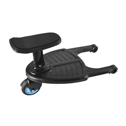 Universal Strollers Step Board Adapter with Seat Second Child Jogger Twins Scooter Baby Pram Hitchhiker Bumper