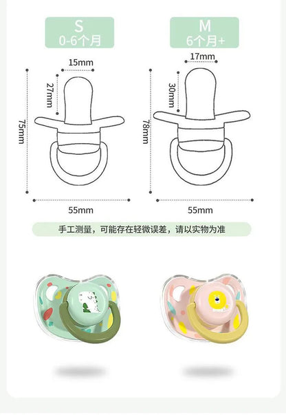 Cartoon Baby Silicone Pacifier 0-6-36 Months Old