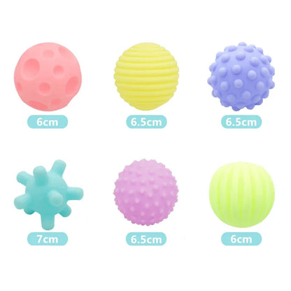 Baby Toys Hands Touch Ball Sensory Toy Infant rattle Massage Kawaii Soft Ball Tactile Developing For Babies игрушки для детей