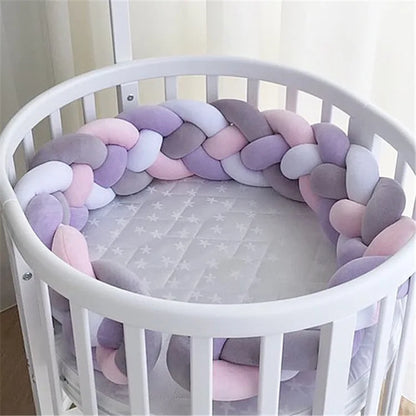 2M 3M Baby Bumper Crib Protector Mobile Baby Bed Cushion Set Bule Colour for Infant Room Decor 2023 Free Shiping Baby Cot Bumper