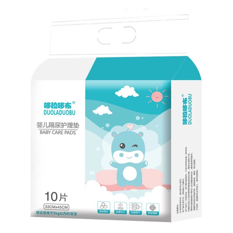 Baby Disposable Changing Pads 10pcs Infant Underpads by Baby Paradise