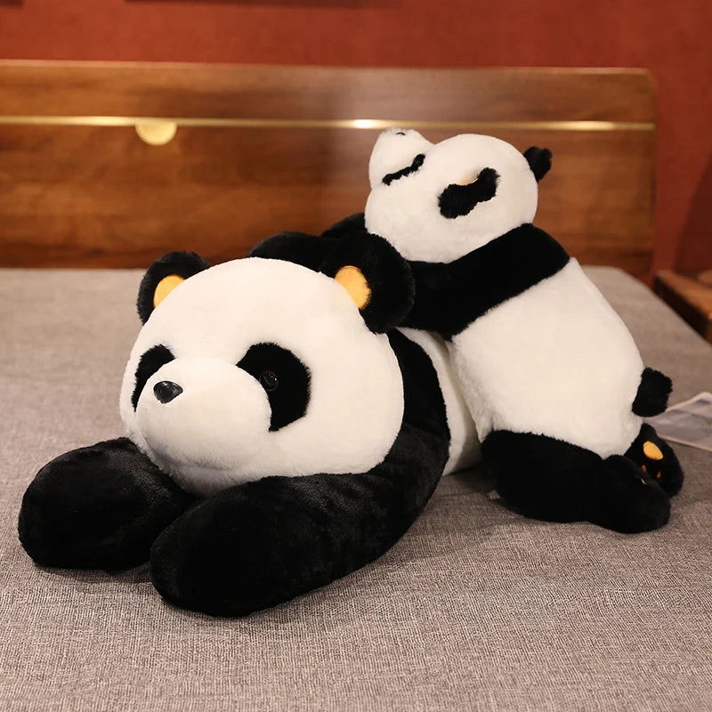 60cm-120cm Giant Panda Plush Toys Soft Sleep Pillow