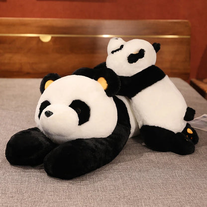 60cm-120cm Giant Panda Plush Toys Soft Sleep Pillow