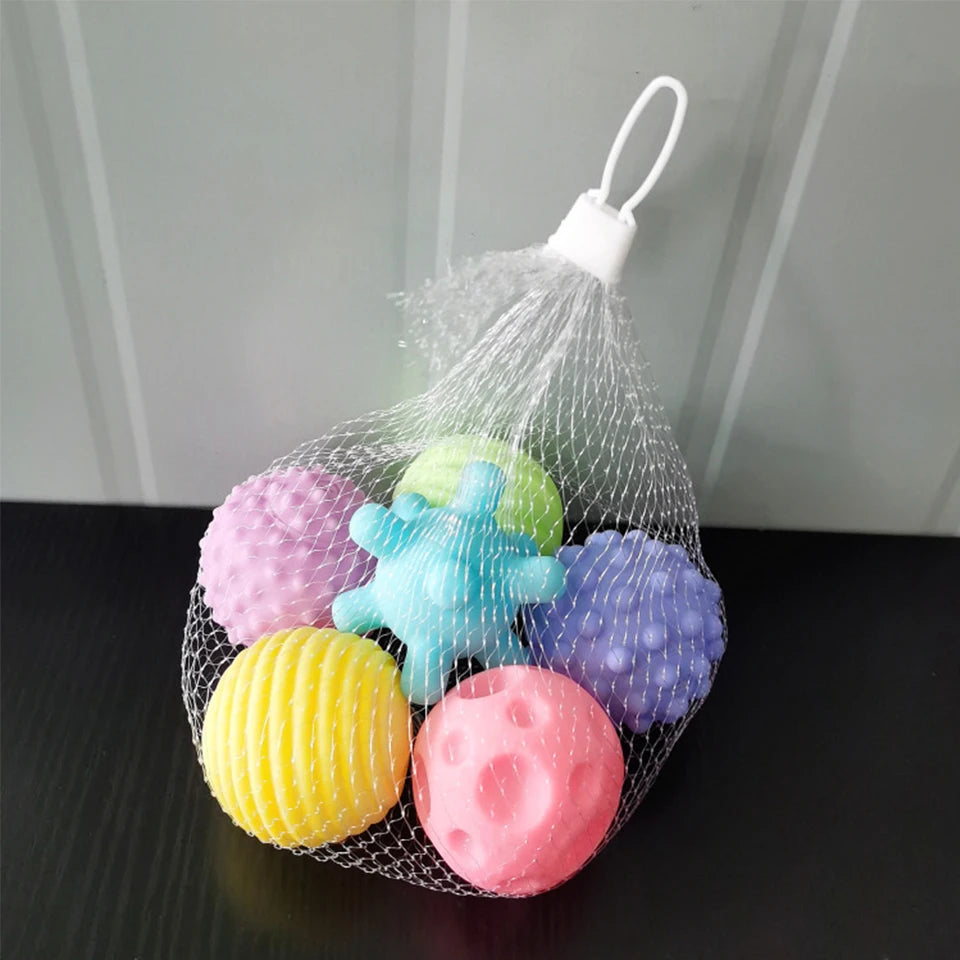 Baby Toys Hands Touch Ball Sensory Toy Infant rattle Massage Kawaii Soft Ball Tactile Developing For Babies игрушки для детей