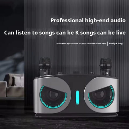 Karaoke Portable Wireless Bluetooth Speaker With Microphone Machine Subwoofer Powerful Sound Box Music Caixa De Som Bocina Audio