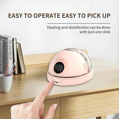 Breast Pump Electric Handsfree BPA Free With Heating & UV Sterilize Lid Optional Wireless Upgrade Wearable Breastfeeding Pump