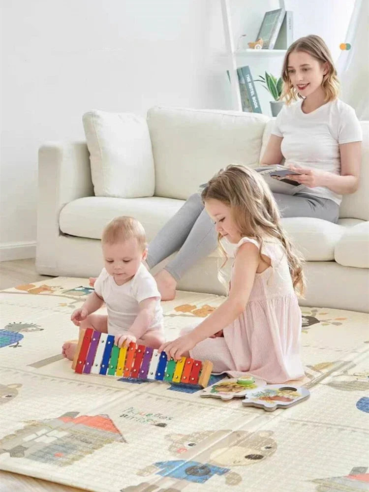 Foldable Baby Play Mat Non-Toxic Educational Children's Carpet in The Nursery Climbing Pad Kids Rug Activitys Games Toys 180*100