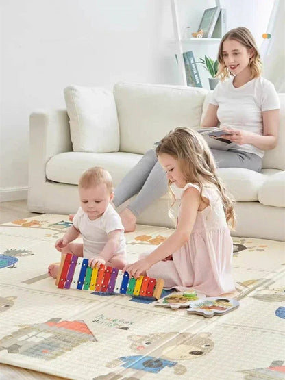 Foldable Baby Play Mat Non-Toxic Educational Children's Carpet in The Nursery Climbing Pad Kids Rug Activitys Games Toys 180*100
