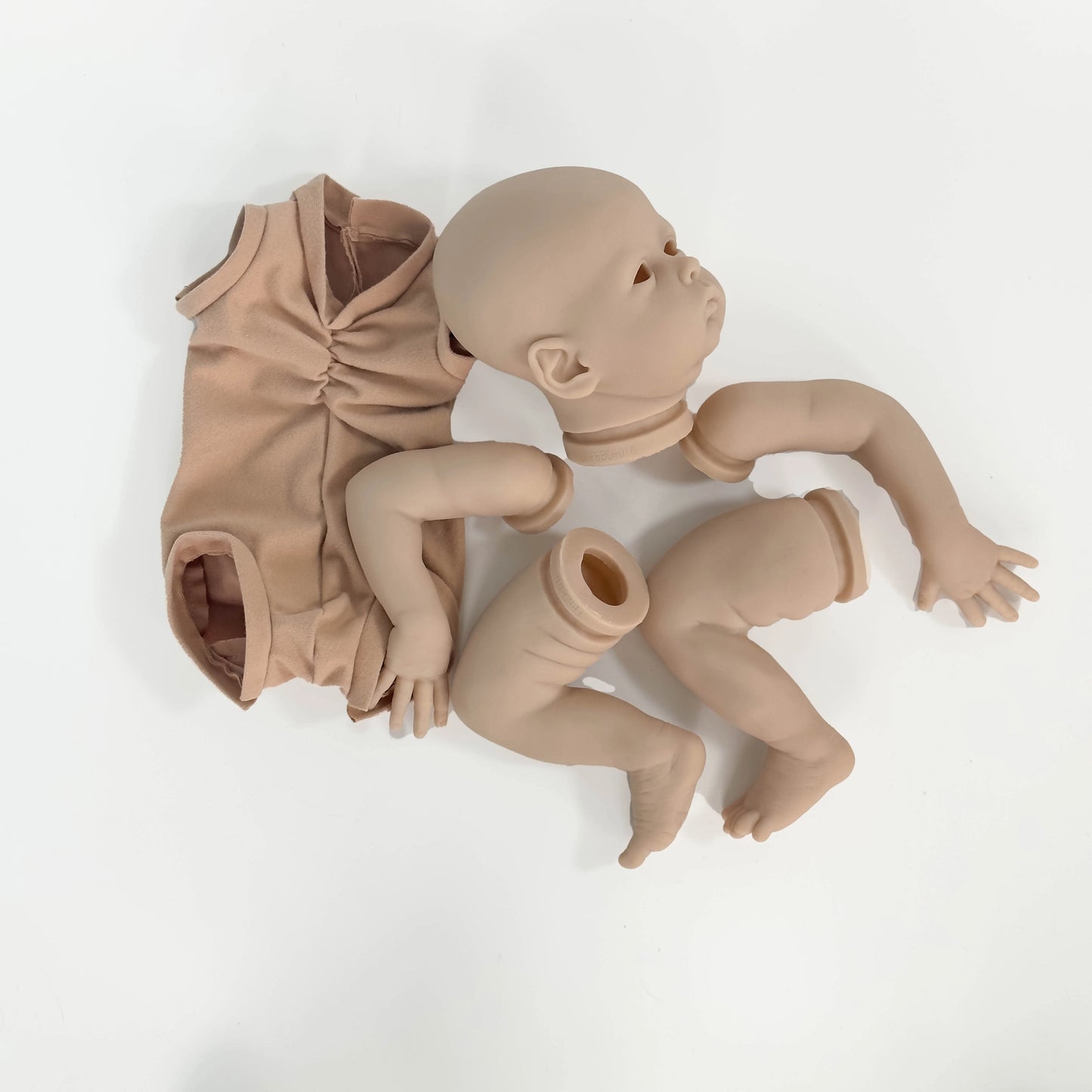 NPK Clearance Sales 20inch Reborn Doll Kit Oskar Lifelike Real Soft Touch Fresh Color Unfinished Doll Parts with Body