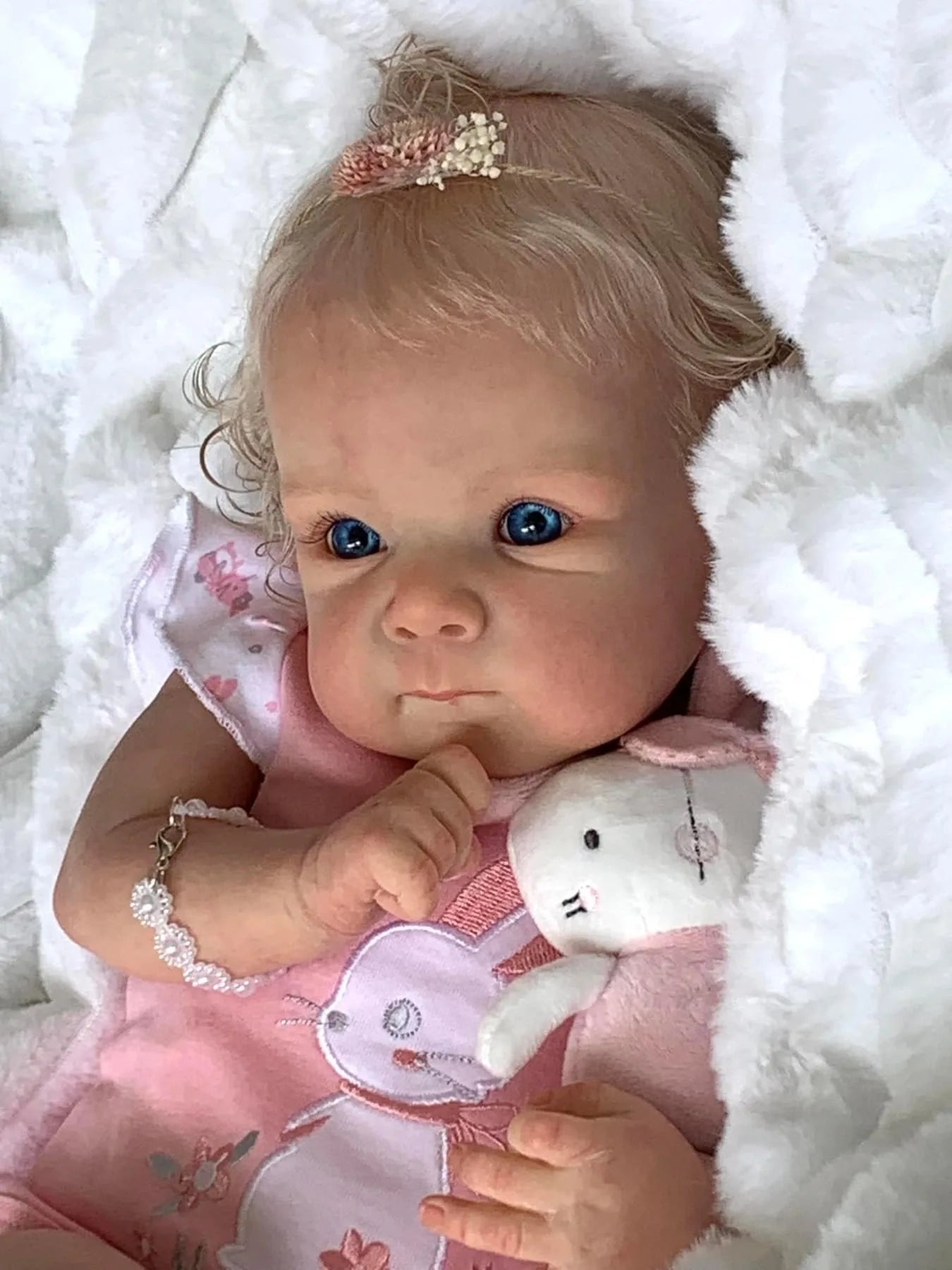 NPK 18inch Newborn Lifelike Doll Soft Touch Reborn Baby