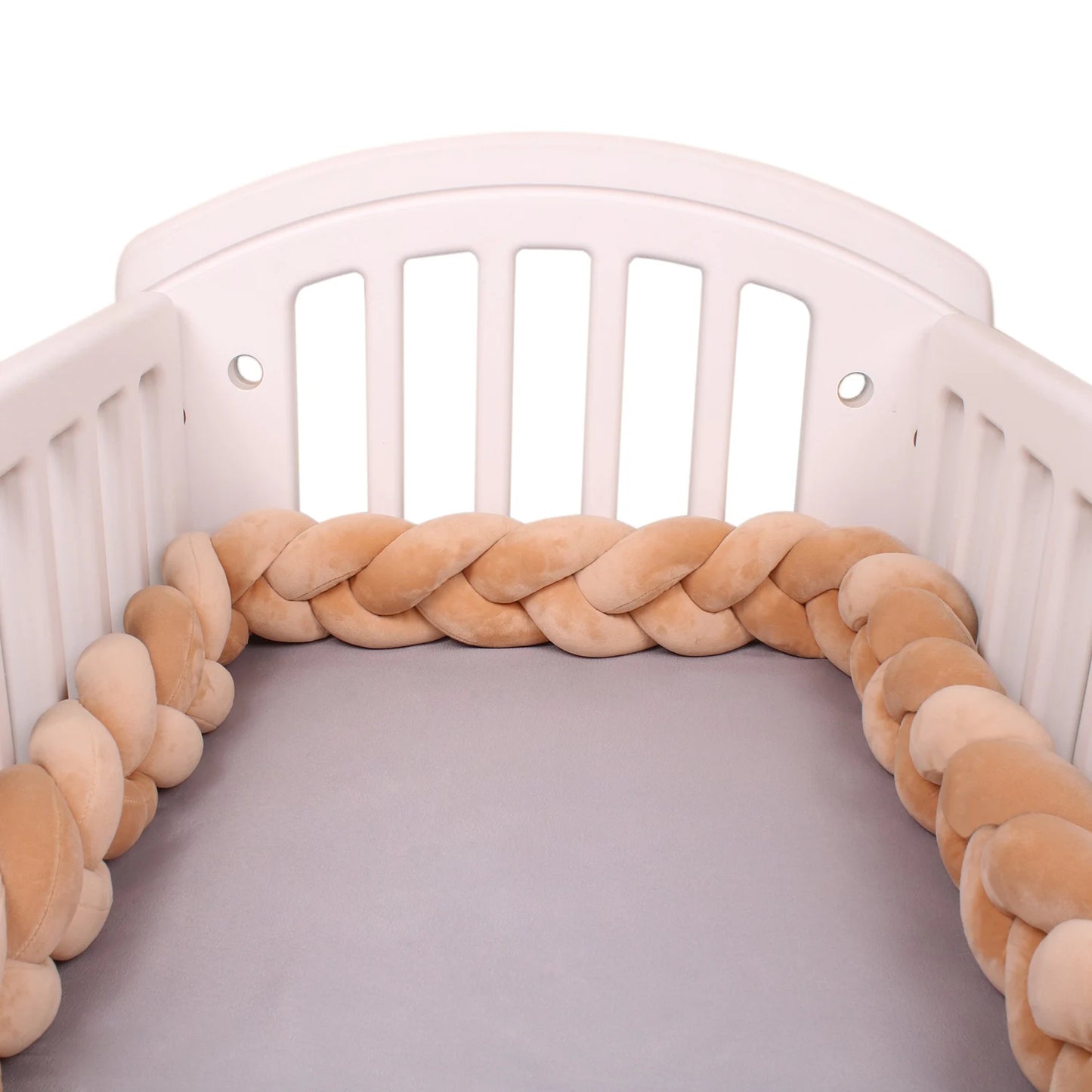 1-4 M Baby Bed Protector Infant Cradle Pillow Cushion Braid Knot Bumper Crib Bumper Room Decor Tresse Tour De Lit Bebe
