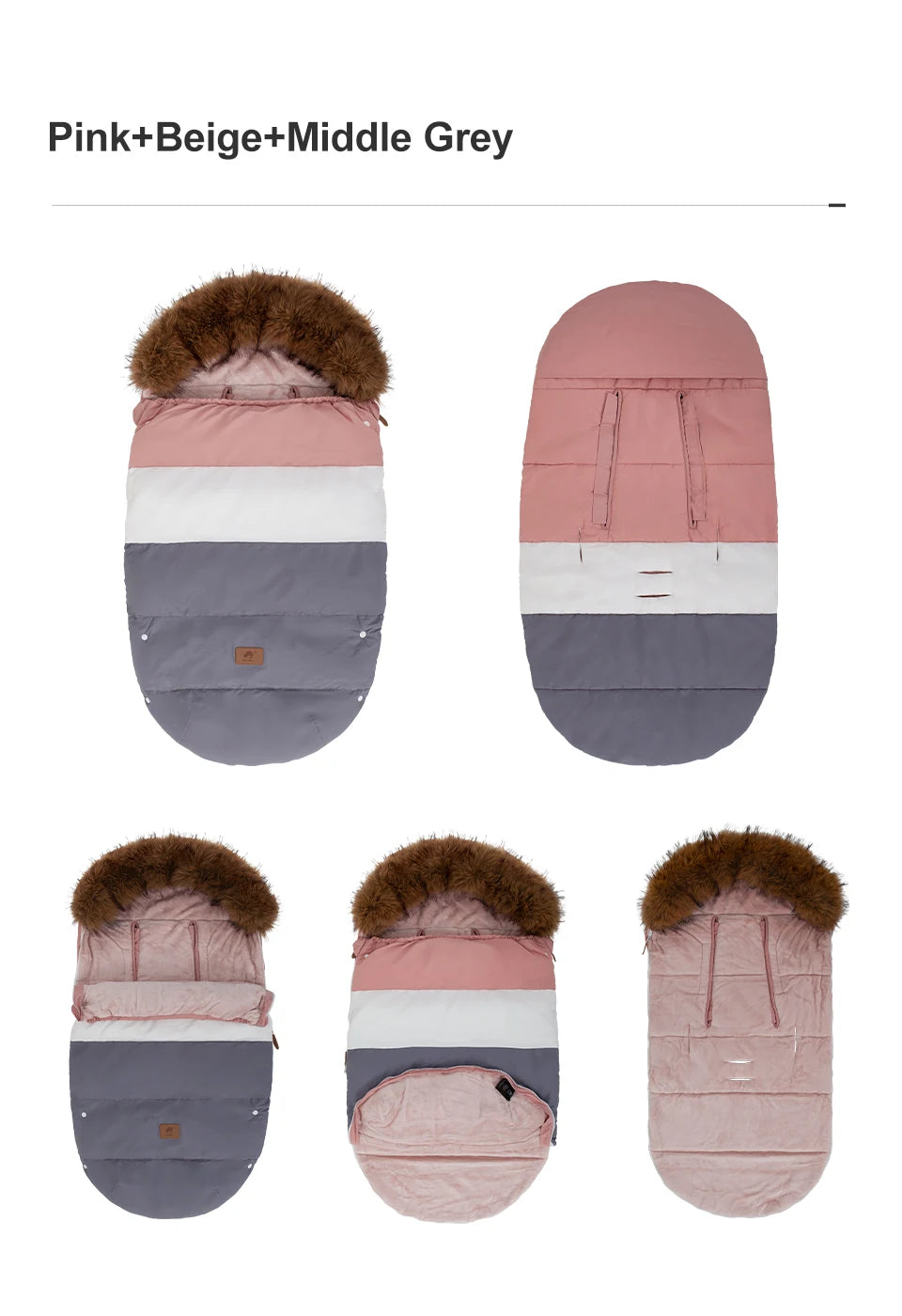 Winter Baby Stroller Footmuff 0-36 Months Windproof Warm Envelope For Universal Pram Outside Travel Baby Stroller Accessories